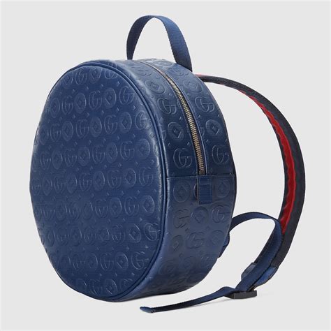 Gucci Children's Double G geometric round backpack